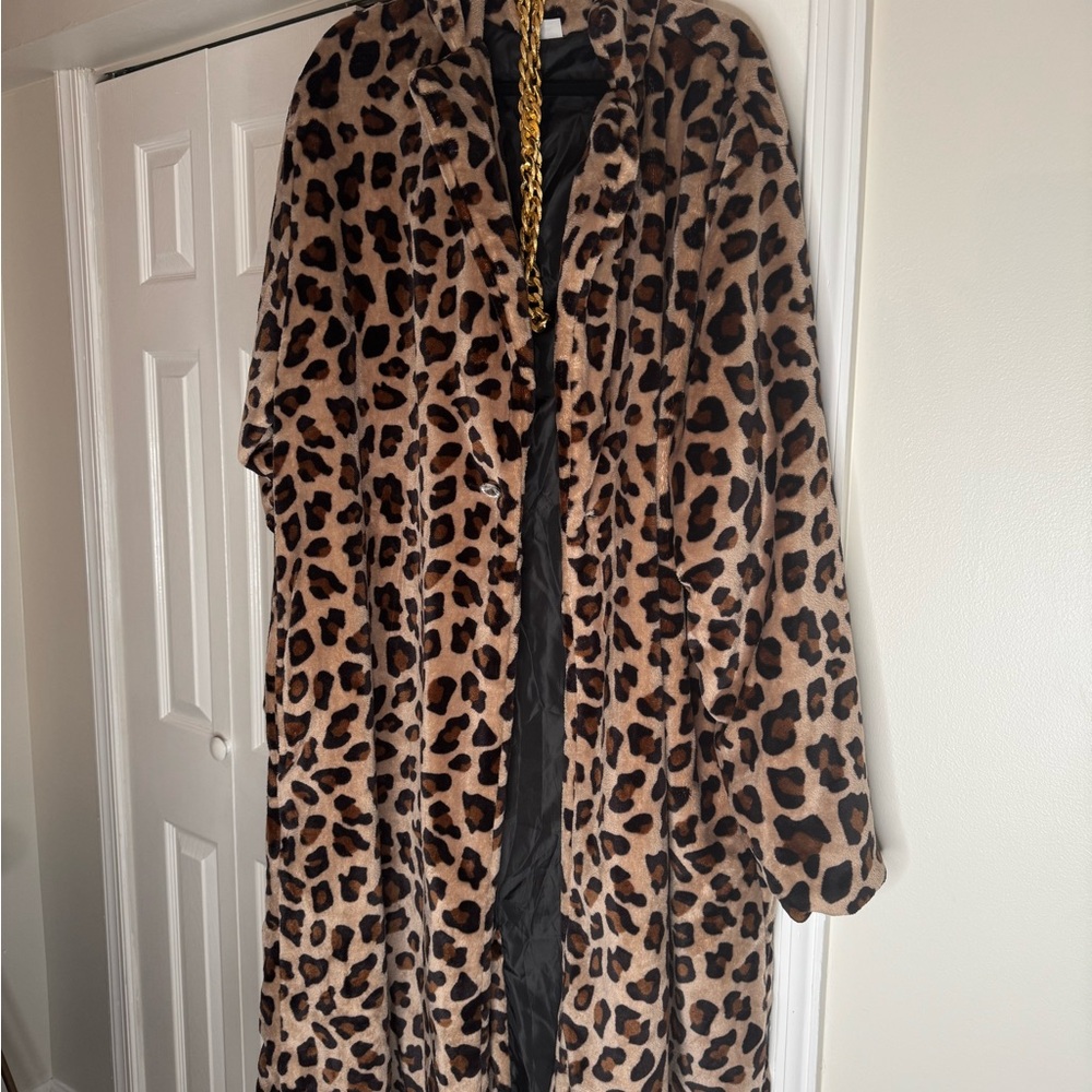Spirit Teddy Jacket Brown and Black Plush Faux Fur